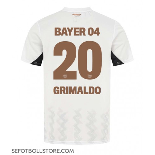 Bayer Leverkusen Alejandro Grimaldo #20 Replika Bortatröja 2024-25 Kortärmad